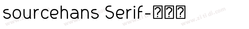 sourcehans Serif字体转换
